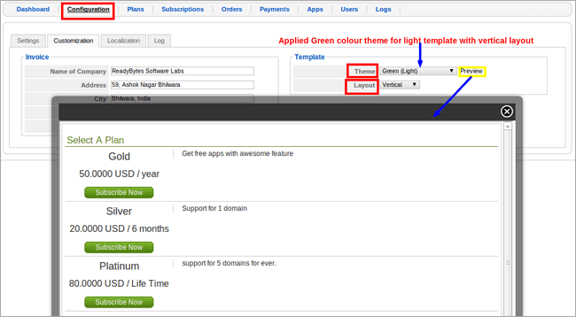 Color your PayPlans with mesmerizing Themes