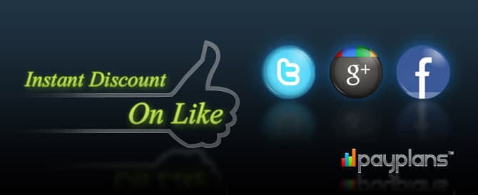 Enjoy Instant Discounts On like and Follow!