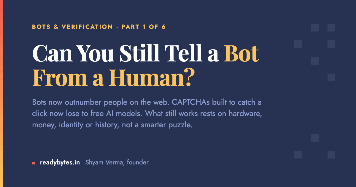 Can You Still Tell a Bot From a Human Online?
