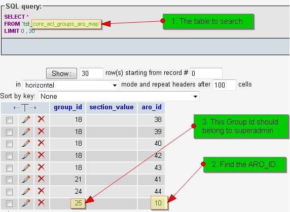 Recover Super Admin Status of Joomla 1.5 Administrator