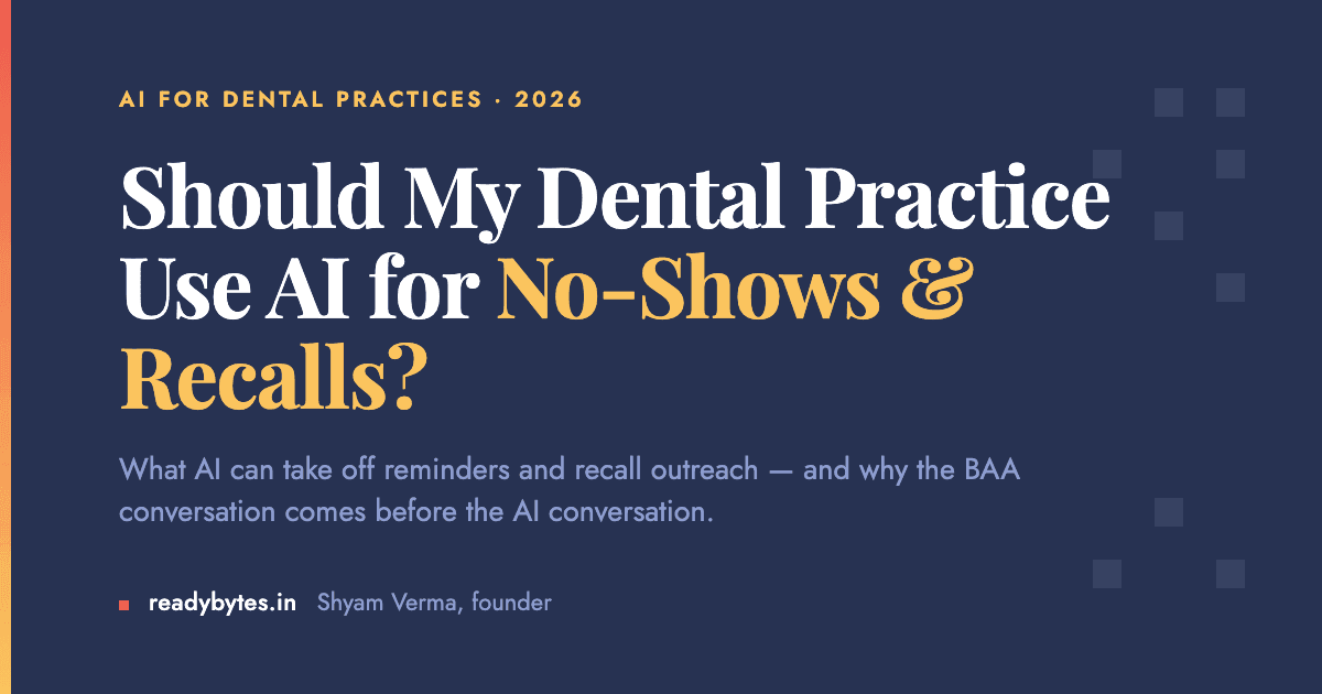 Should My Dental Practice Use AI for No-Shows and Recalls?