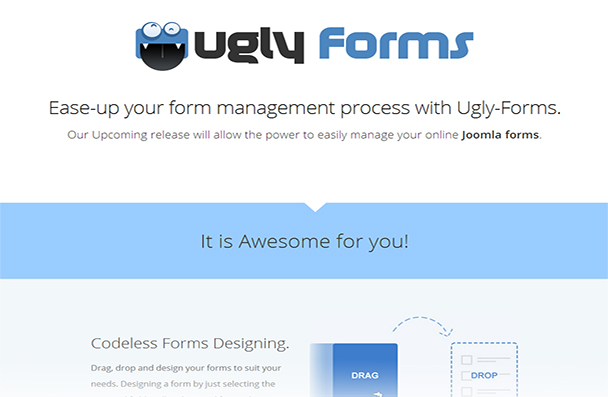 Ugly Forms teaser page