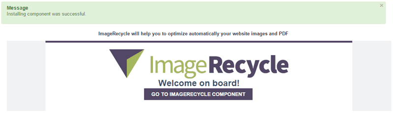 ImageRecycle Component Installation