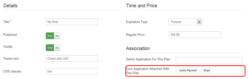 PayPlans Plan Creation Page PayPlans Plan Creation Page