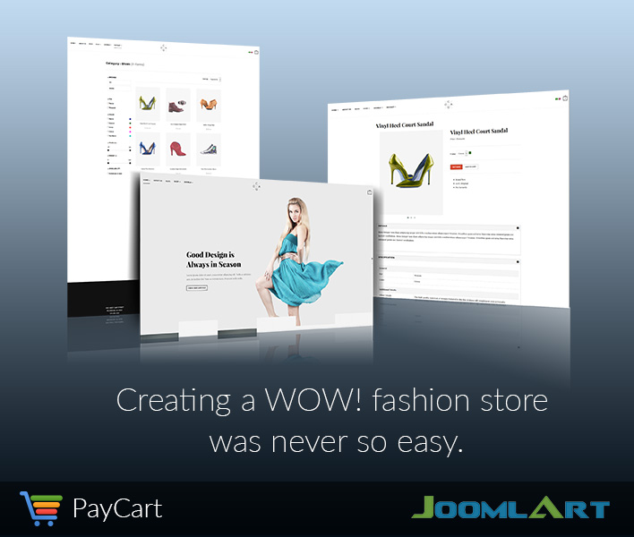 Build An Amazing Fashion Store with PayCart