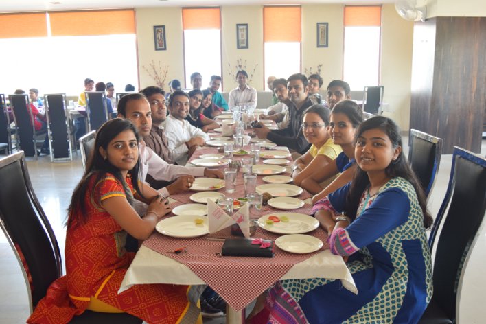 Team ReadyBytes enjoying lunch party
