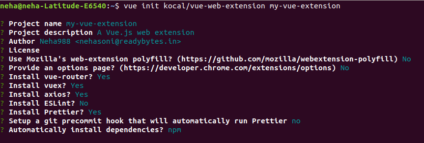 Installation questions snapshot