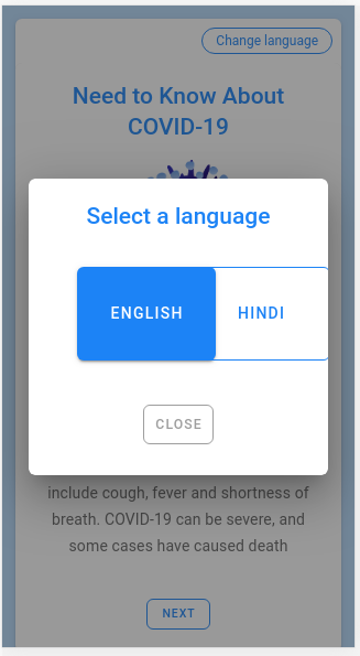 Language Selection