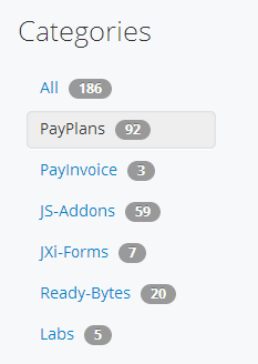 Blog categories in Ugly-Blog component