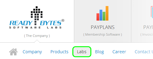 Labs section under the Ready Bytes menu