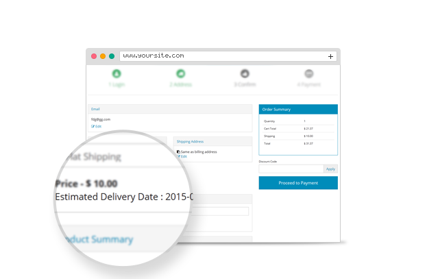 Includes an Approximate Shipping Date