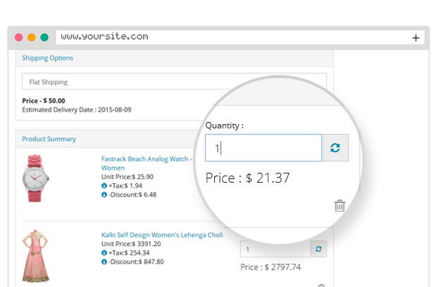 Flexibility to Modify Cart During Checkout