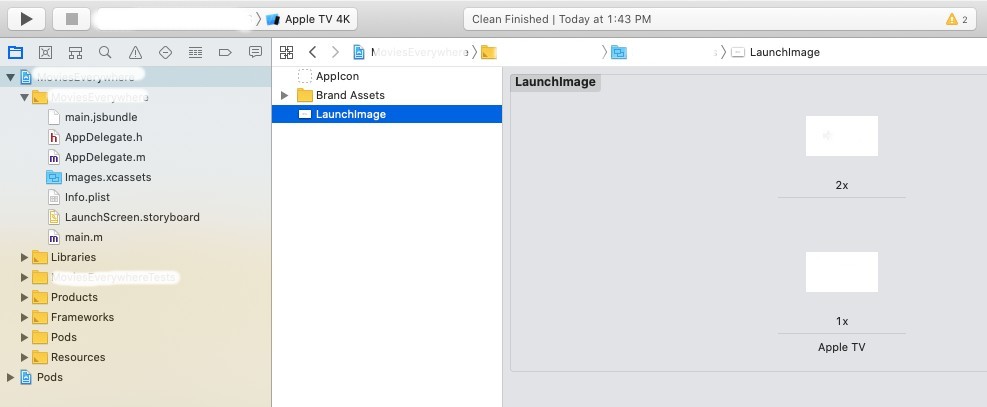 Upload Launch Screen Image