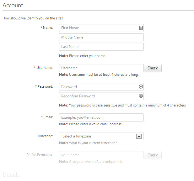 EasySocial Registration Flow