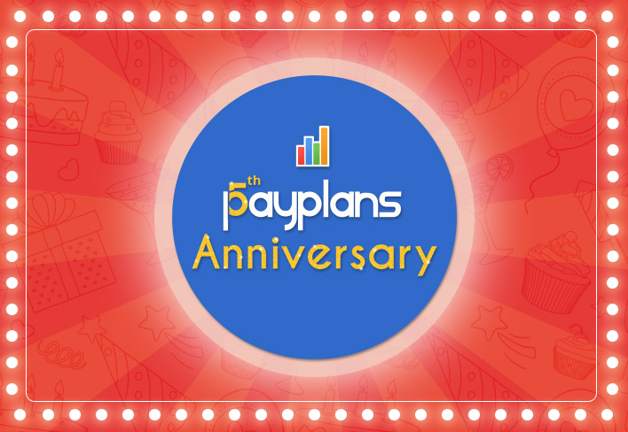 PayPlans is 5, Let’s Celebrate!