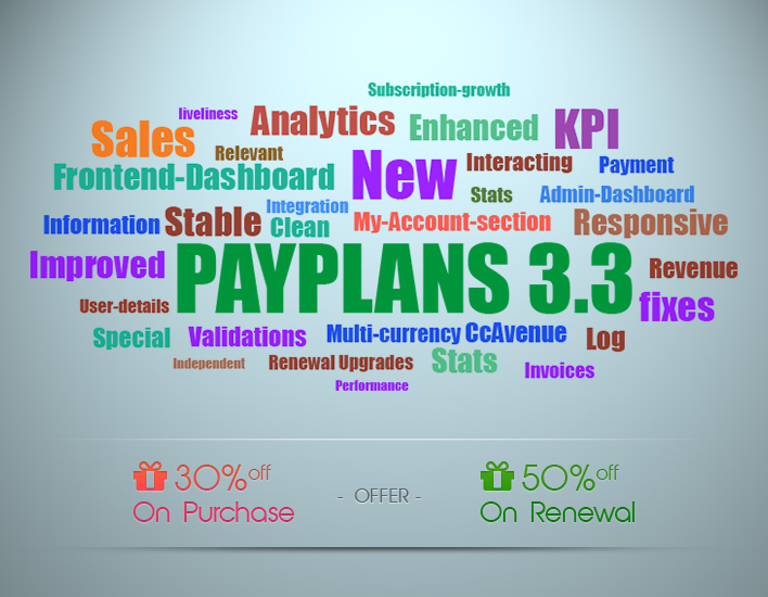 Retain more Subscriber with Payplans 3.3 Stable !